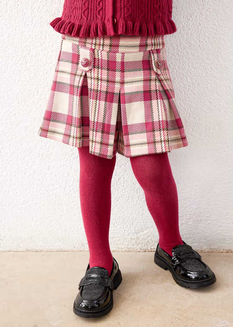 Shorts Plaid/Check Raspberry