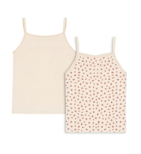 Singlet Basic 2pk Buttercream/Bloomie