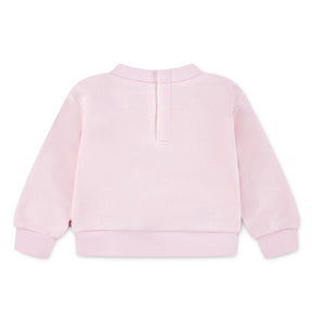 Genser Peter Pan Crew Neck Crystal Rose