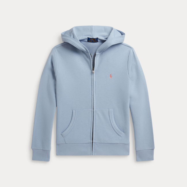 Hettejakke French Terry Full Zip Estate Blue