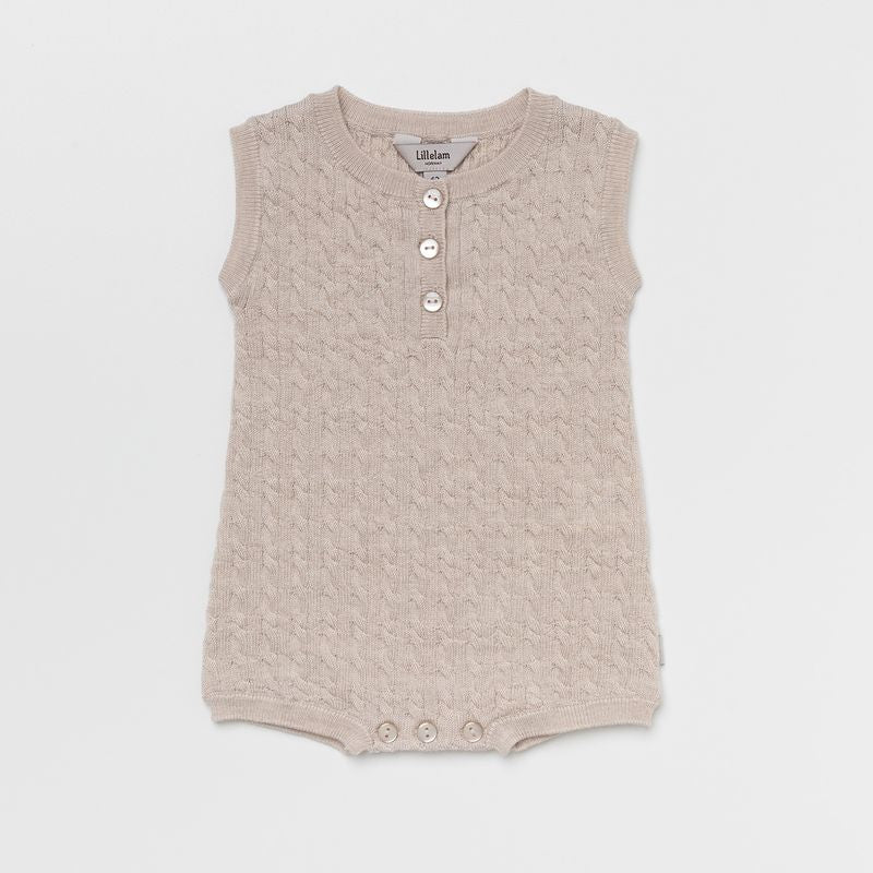 Romper Cable Lys Beige