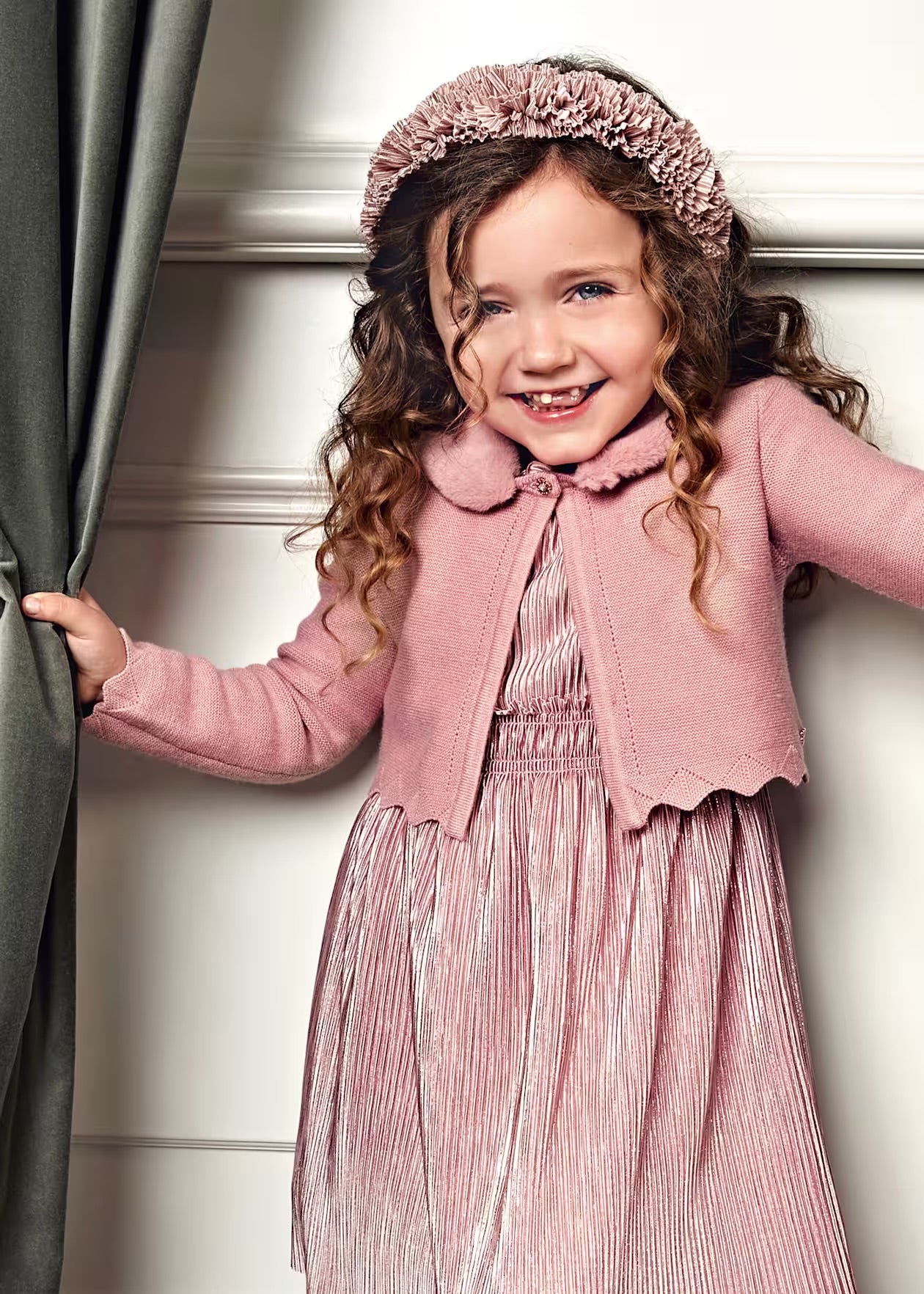 Cardigan Faux Fur Petal