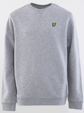 Genser Crew Neck Sweatshirt Light Grey Marl