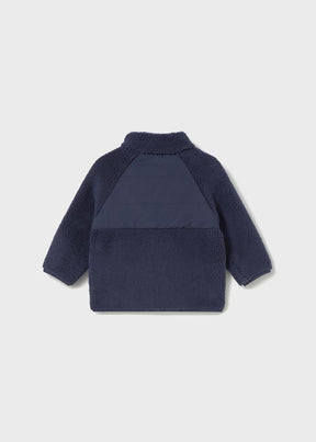 Jakke Fleece Zip Blue