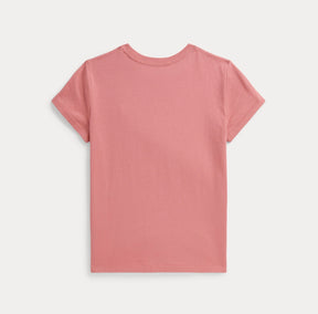 T-skjorte Cotton Crewneck Desert Rose