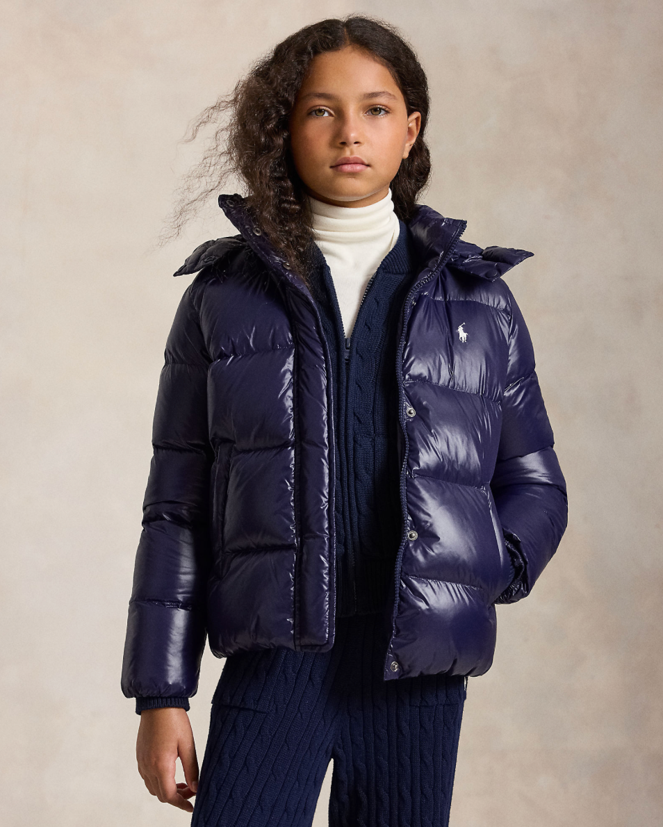 Jakke Glossy Down Newport Navy