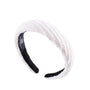Hårbøyle Helena Stripes Off White