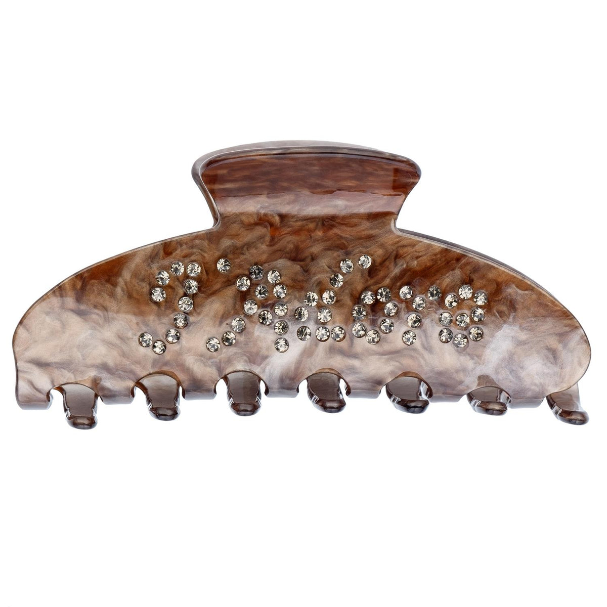 Hårklype Text Chocolate Brown W/Chocolate Brown