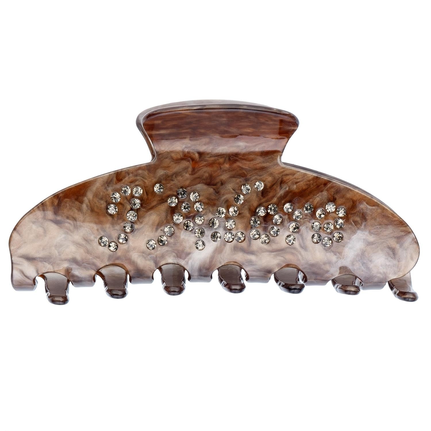 Hårklype Text Chocolate Brown W/Chocolate Brown