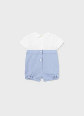 Romper Cermony linen Blue