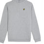 Genser Quarter Zip Pullover Grey Marl