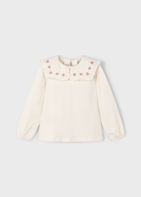 Genser Ruffle/Collar Macchiato