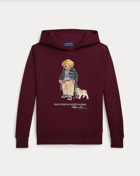 Hettegenser Polo Bear Fleece Classic Wine