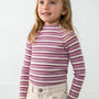 Genser Knitted Mockneck Violet Mix