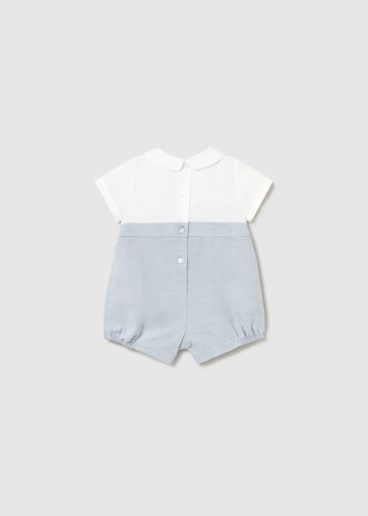 Romper Cermony Linen Blue