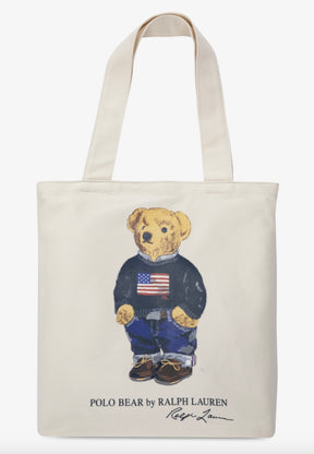 Tote Bag Polo Bear Natural