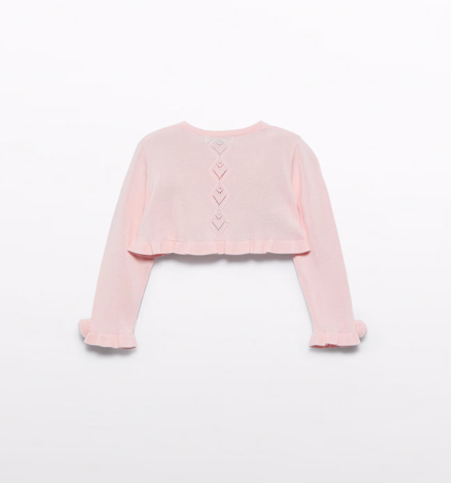 Cardigan Openwork Knit Rosa