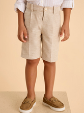 Shorts Linen Bermuda Sand