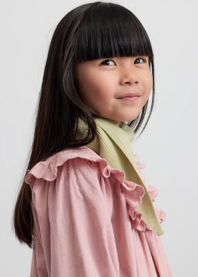 Kjole Delina Fine Cord Soft Berry