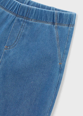 Leggings Flare Denim Medio