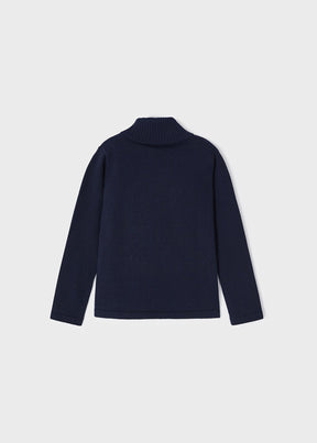 Genser Basic Turtleneck Navy