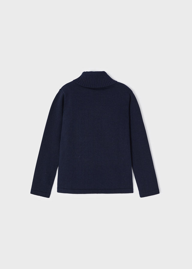 Genser Basic Turtleneck Navy