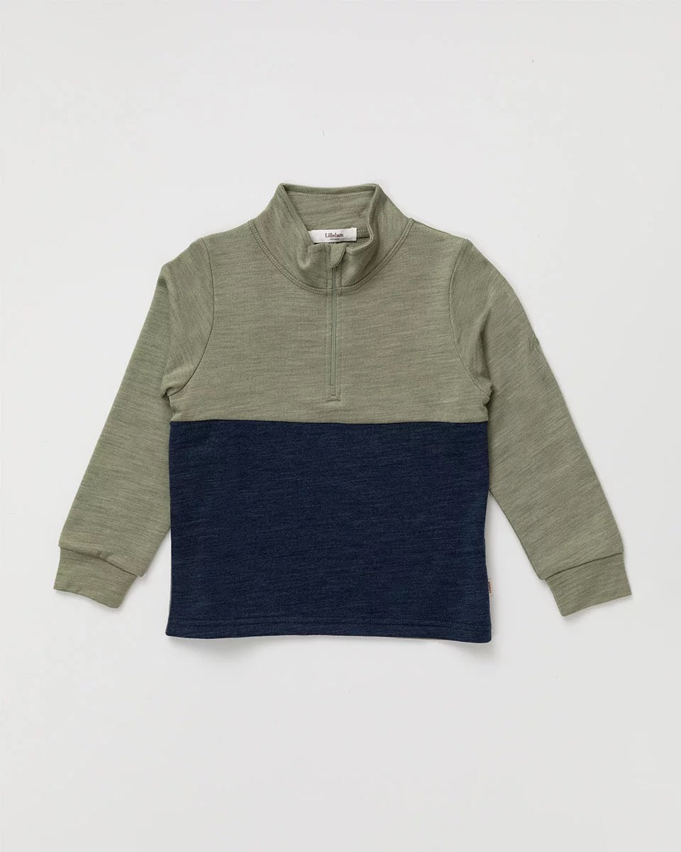 Genser Half Zip Active Rosmarin