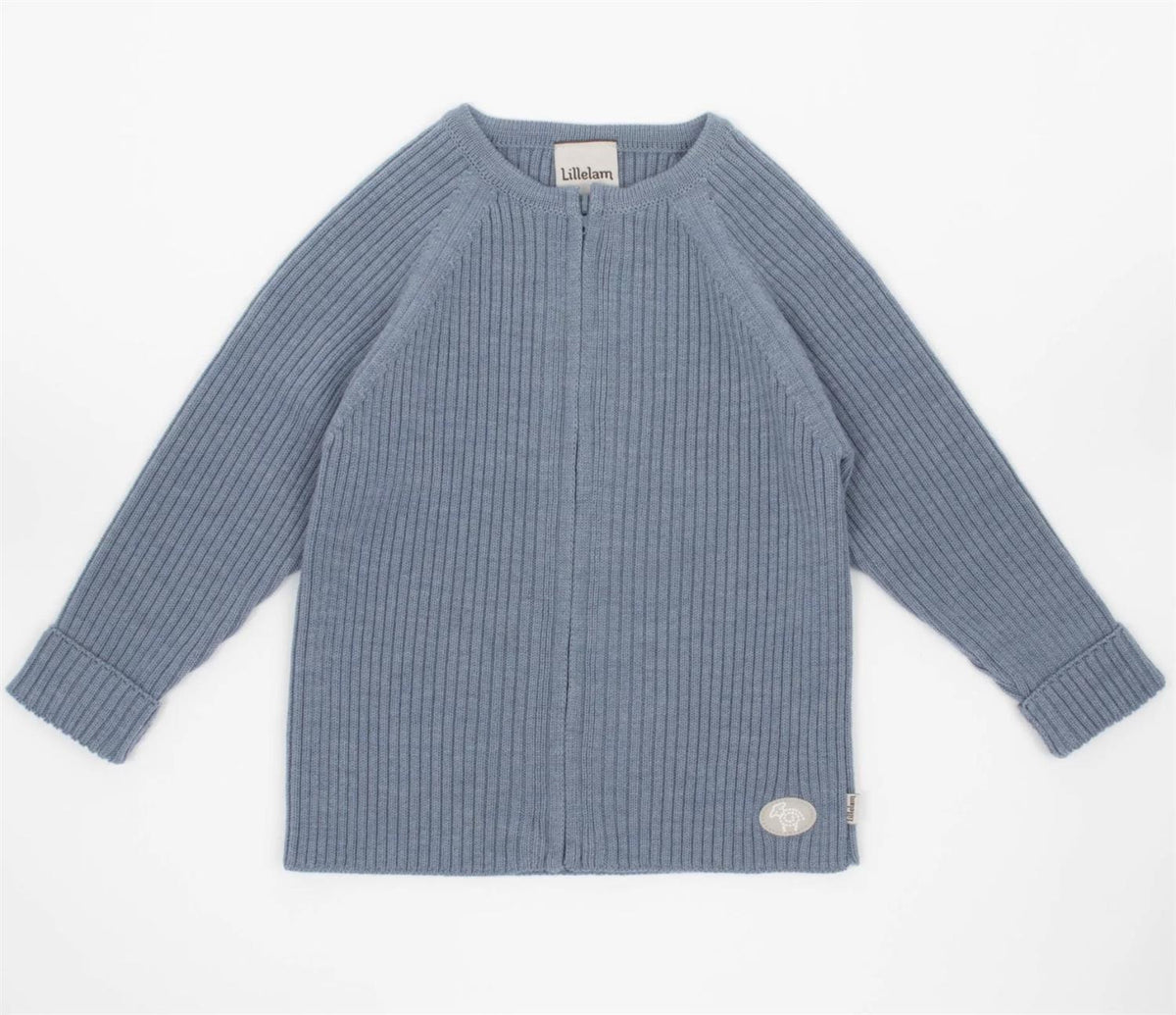 Jakke Ribb Mellomblå