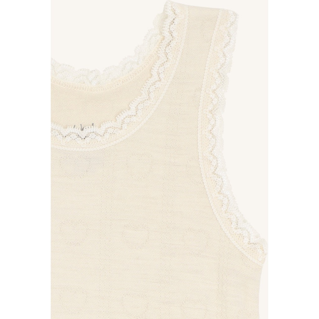 Singlet Faith Pointelle Ull Ivory