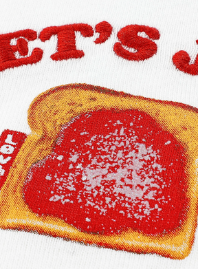 T-Skjorte Lets Jam Bright White