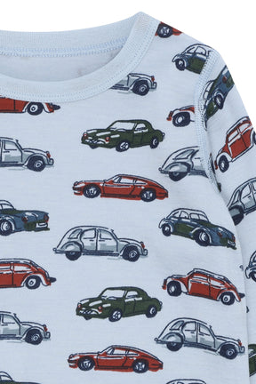 Genser Awo Cars Baby Blue