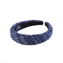 Hårbøyle Helena Plaid Navy