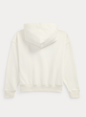 Hettegenser Applique French Terry Flag White