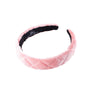 Hårbøyle Helena Velvet Icy Pink