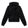 Hettejakke Tonal Zip Thru Jet Black