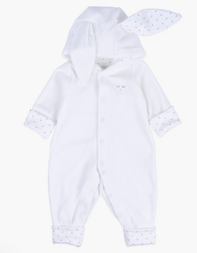 Heldress Plush Bunny Overall White