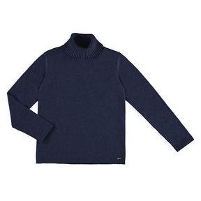 Genser Basic Turtleneck Navy