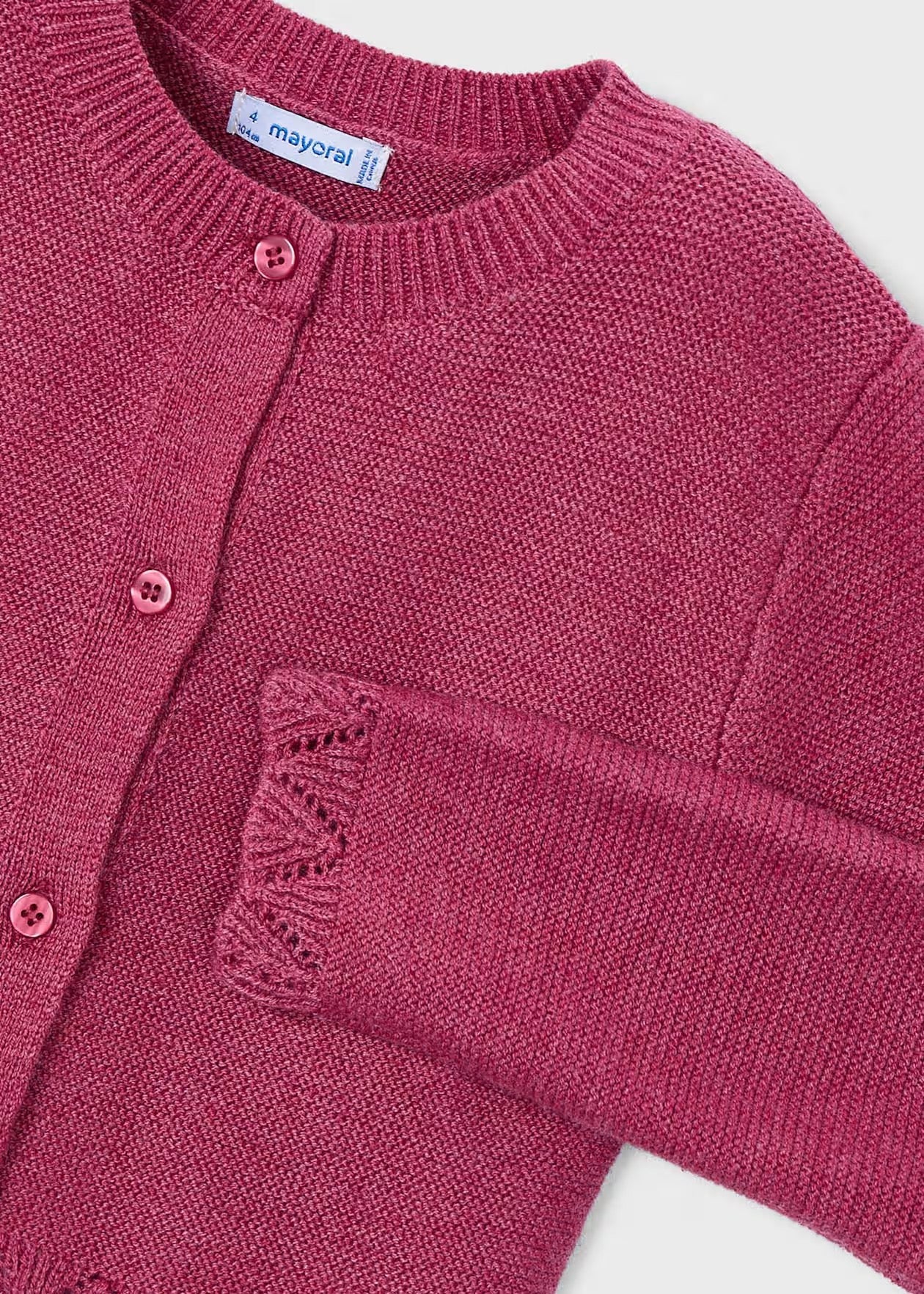 Cardigan Knitted Cherry
