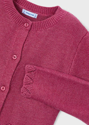 Cardigan Knitted Cherry