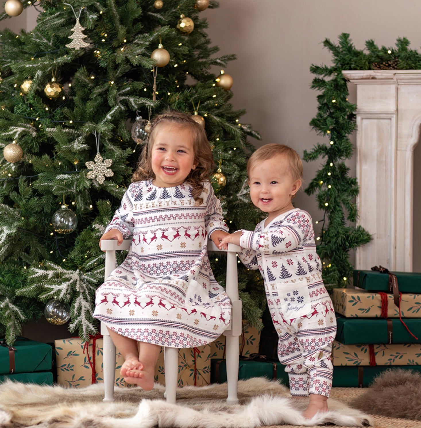 Nattkjole Sisi Julestrikk