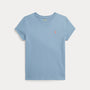 T-skjorte Cotton Crewneck Vessel Blue