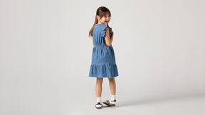 Kjole Lutter Sleeve Button Dance Around