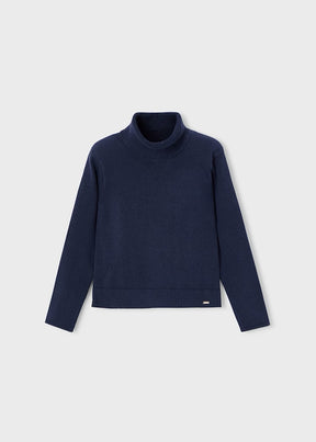 Genser Basic Turtleneck Navy