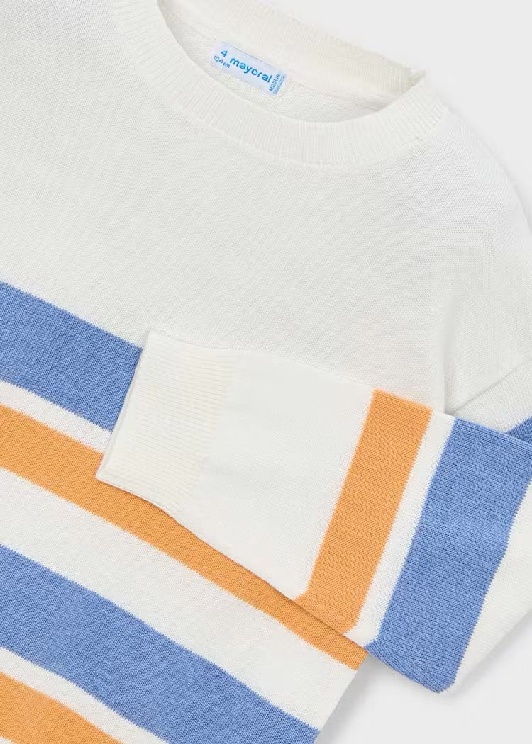 Genser Striped Peach