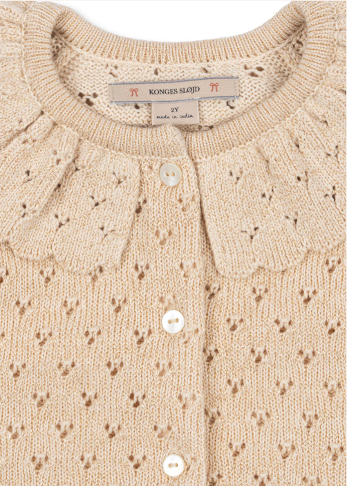 Cardigan Holiday Knit Buttercream