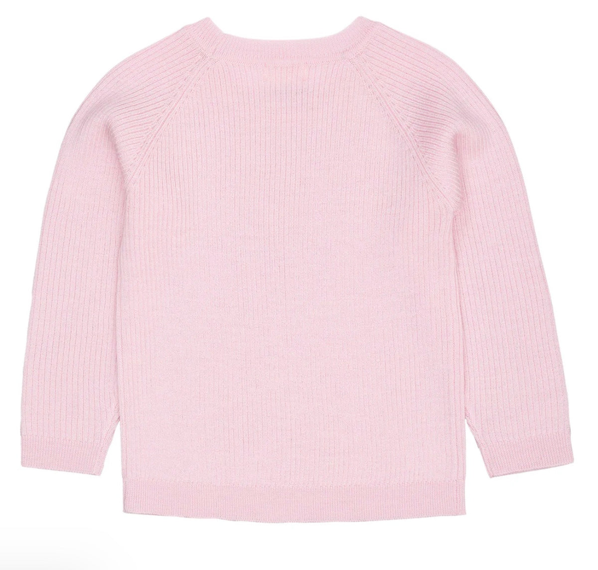 Genser Merino Classic Rib Bubblegum