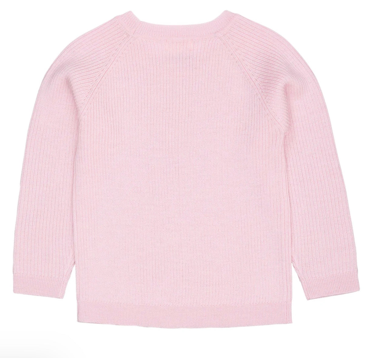 Genser Merino Classic Rib Bubblegum
