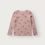 Genser Abba Hearts Puff Ull Dusty Rose