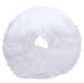 Hårstrikk Faux Fur Off-white