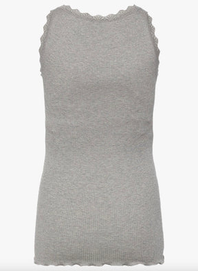Top Balta SL Regular Lace Light Grey Melange